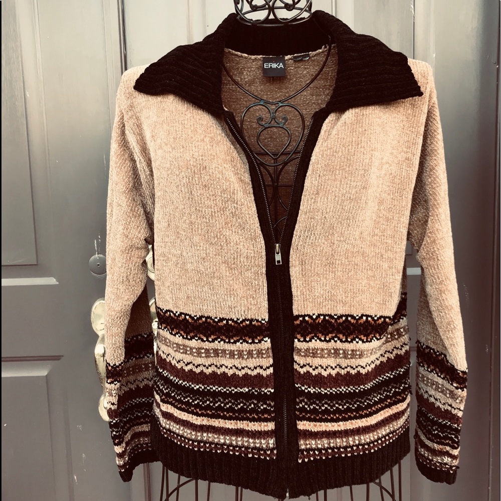 Erica Women’s Brown Black Cardigan